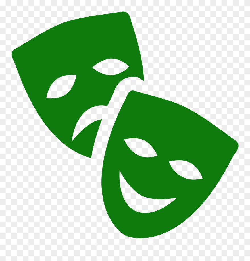 Theatre Mask Icon - Theater Png Clipart