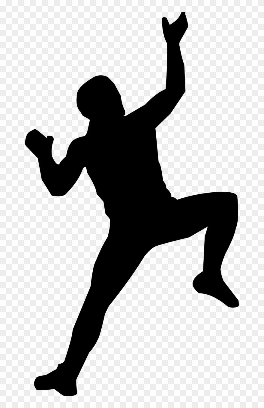 Vector Graphics, - Climbing Silhouette Png Clipart