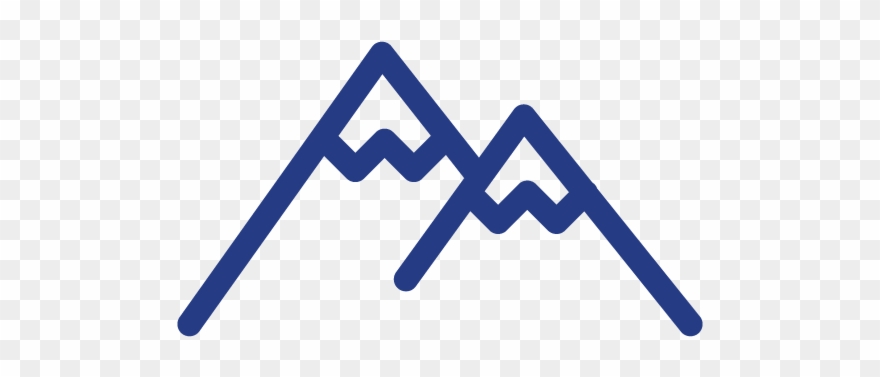 Mountain Climbing Icon - Logo Clipart