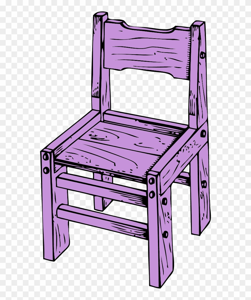 Wooden Chair Vector Clip Art - Wood Chair Clipart Png Transparent Png