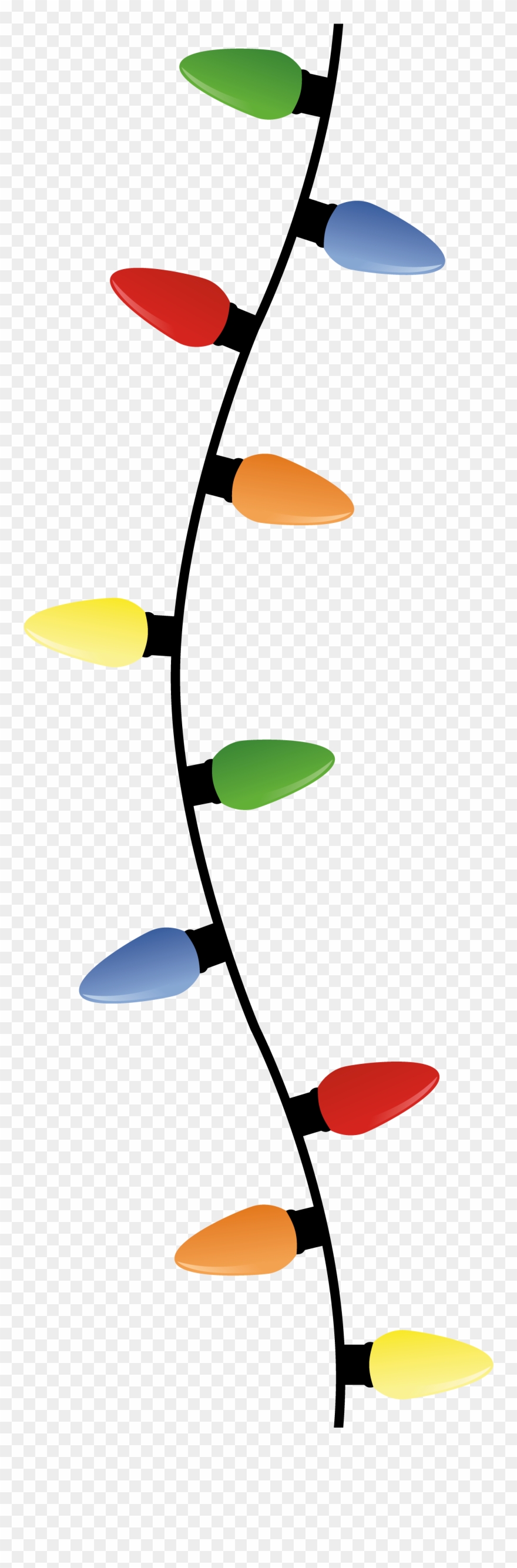 Our Holiday Light Hanging Service Has Been Discontinued - Christmas Lights Clipart .png Transparent Png