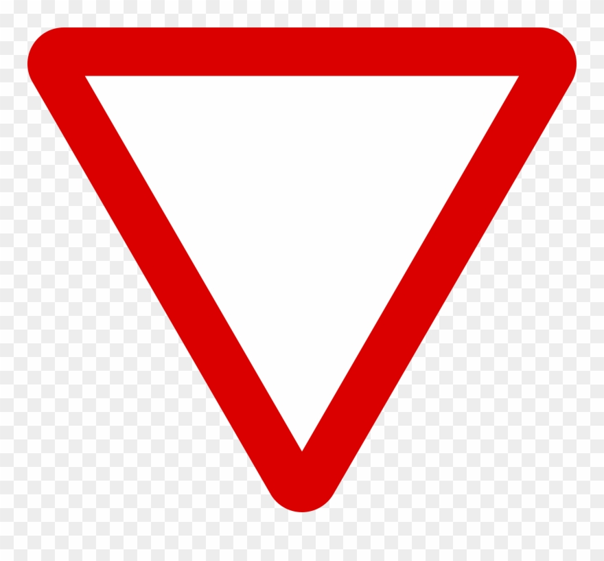 Open - Stop Give Way Sign Clipart