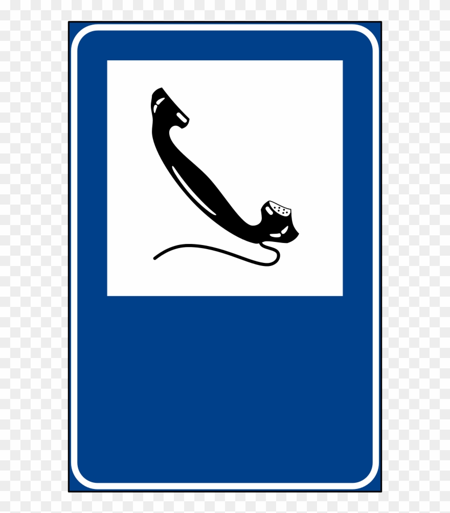 Italian Traffic Signs - Telephone Traffic Sign Clipart
