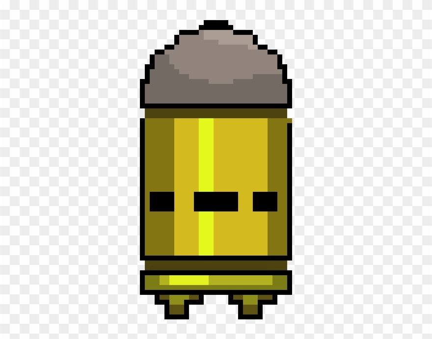 Bullet Kin [enter The Gungeon] - Pixel Art Clipart