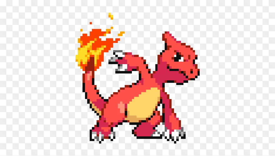 Charmeleon Cross Stitch Pattern Clipart