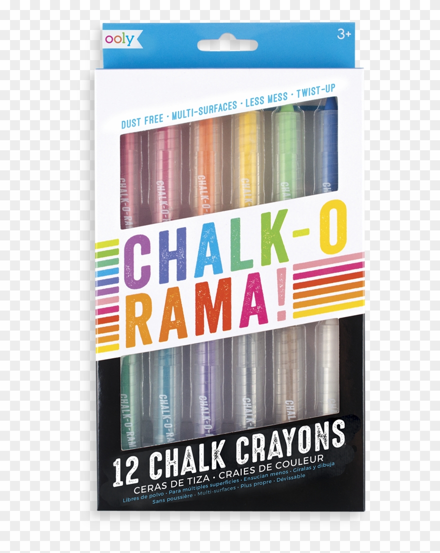 124 003 Chalk O Rama Chalk Crayons B V=1544037881 - International Arrivals 124-003 Multi-surface Children Clipart