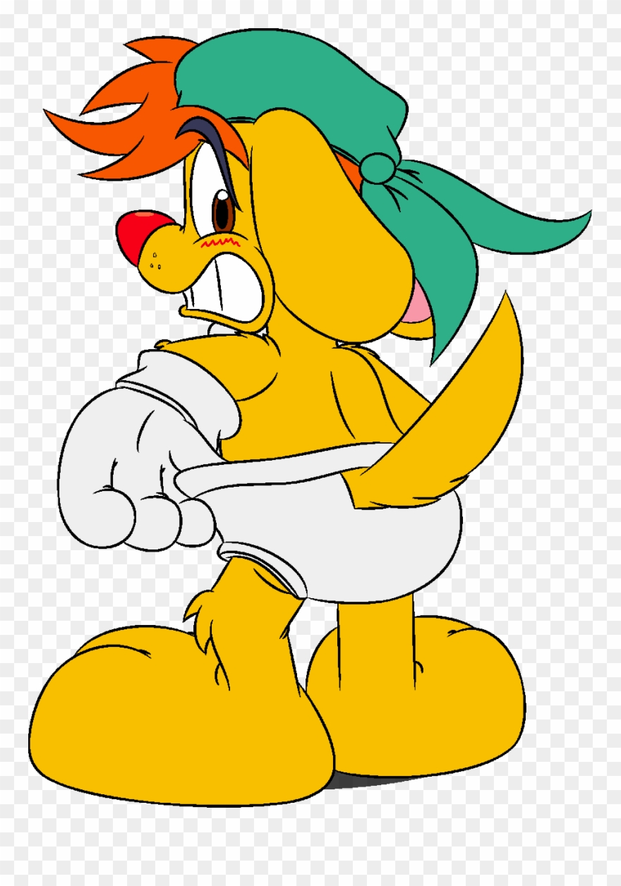 Tighty Whities A Bit Too Tight - Cartoon Clipart