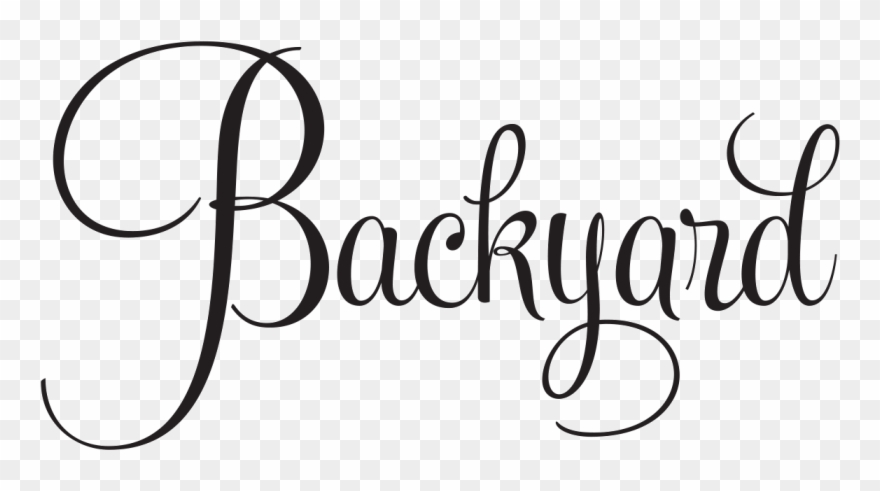 Backyard; Paperback; Author - Norman Draper Clipart