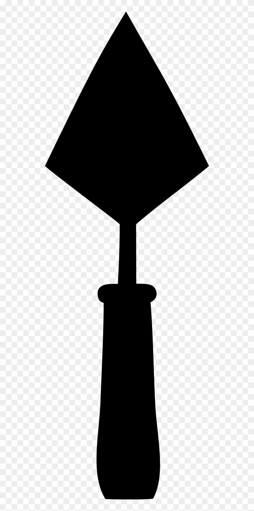 Black-trowel1 - Trowel Archaeology Clip Art - Png Download