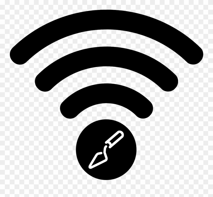 Trowel World Transparent - Wireless Icon Png Clipart