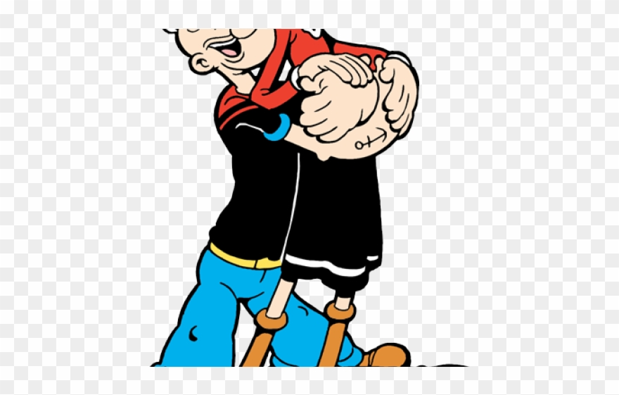 Olive Clipart Cartoon - Popeye And Olive Oyl - Png Download