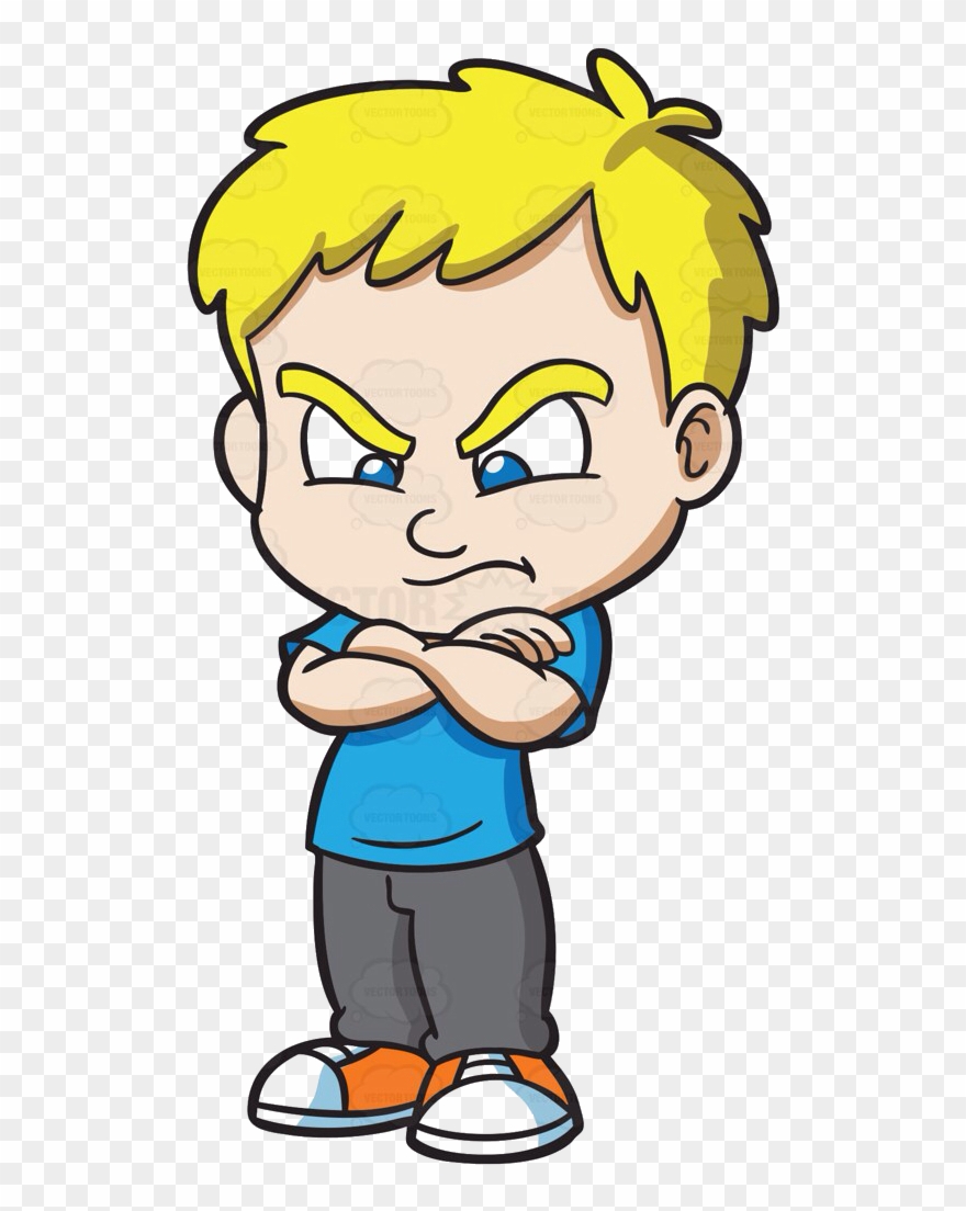 Your Browser Does Not Support The Video Tag - Angry Boy Clipart - Png Download