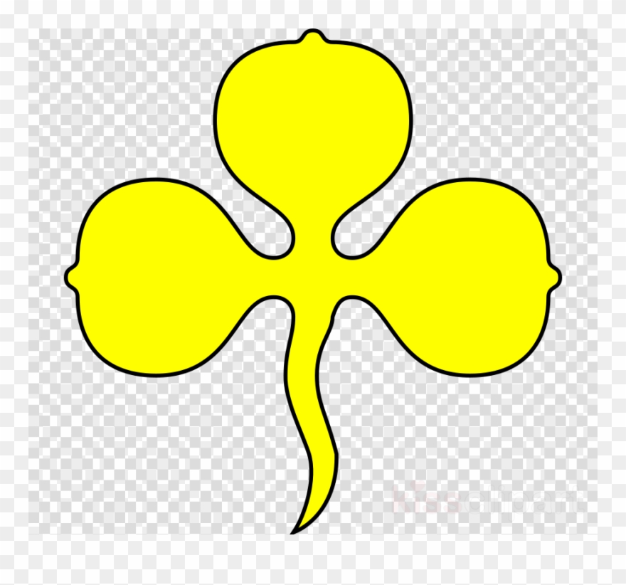 Heraldic Trefoil Clipart Trefoil Clover Clip Art - Bicycle With Transparent Background - Png Download