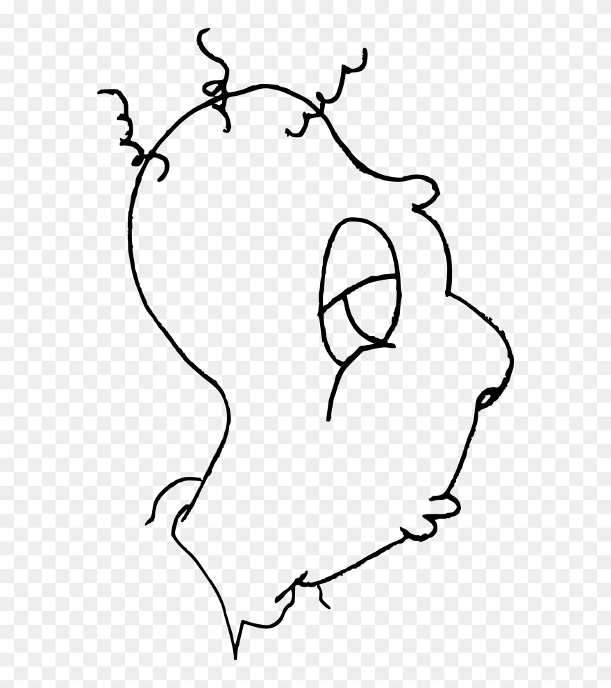 Drawing Cartoon Computer Icons Line Art Caricature - Clip Art - Png Download