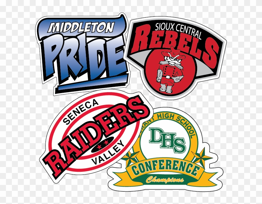 Football Helmet Decals - Decal Clipart