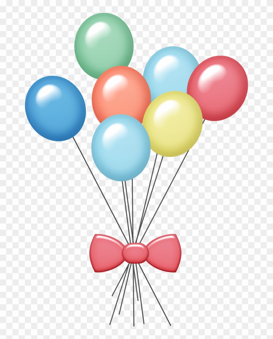 Circo & Palhaço E Parque Amusement Park, Balloons, - Circus Image Clip Art Balloons - Png Download