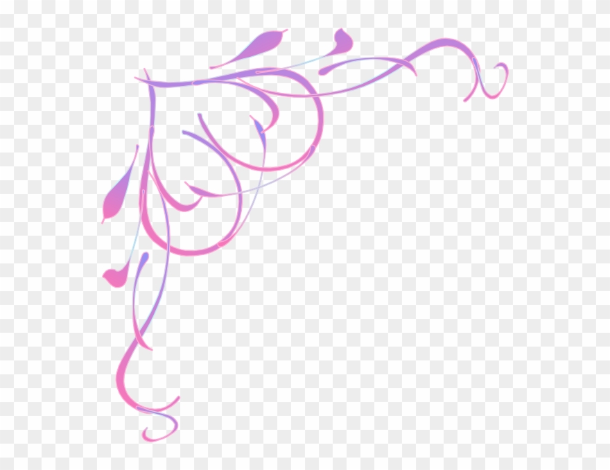 Simple Corner Border Design Clipart