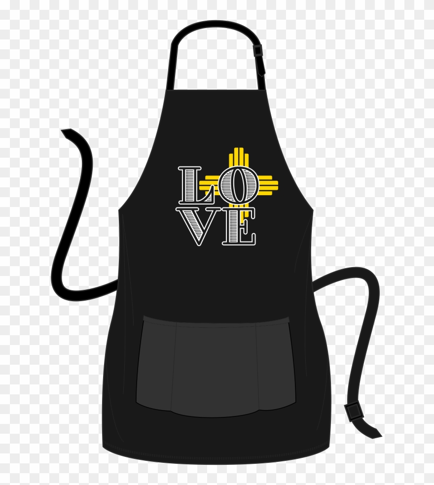 Love Zia Apron - Zia Pueblo Clipart