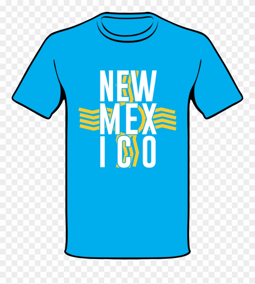 New Mex Ico Zig Zia - Active Shirt Clipart
