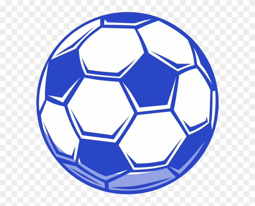 Coaches Gear - Blue Soccer Ball Png Clipart
