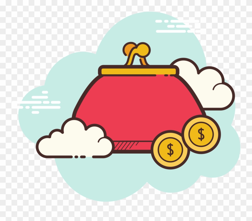 Purse Front View Icon - Hotel Key Icon Clipart