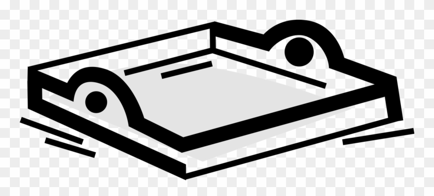 Vector Illustration Of Kitchen Food Serving Tray - Clip Art - Png Download