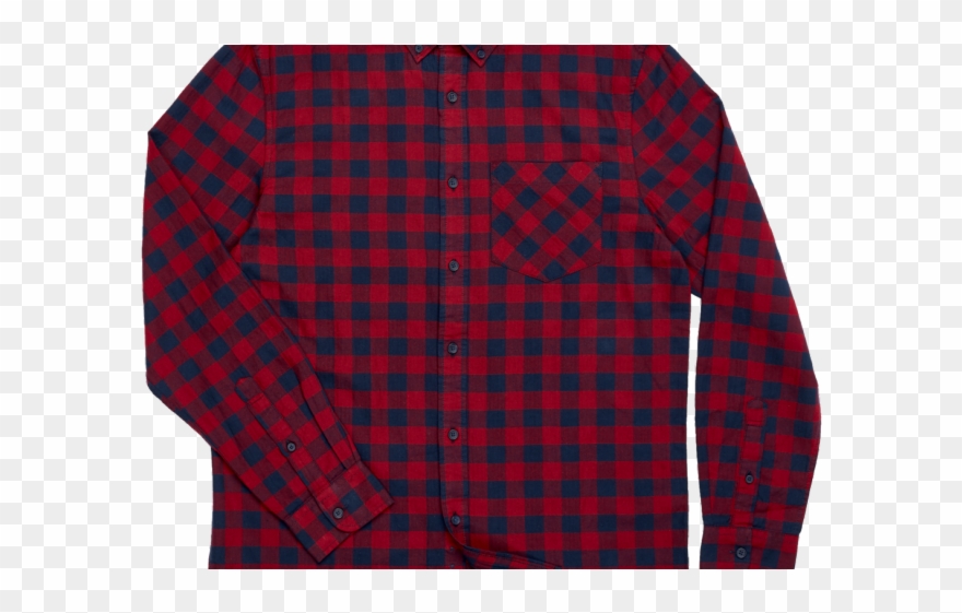 Shirt Clipart Plaid Shirt - Plaid - Png Download