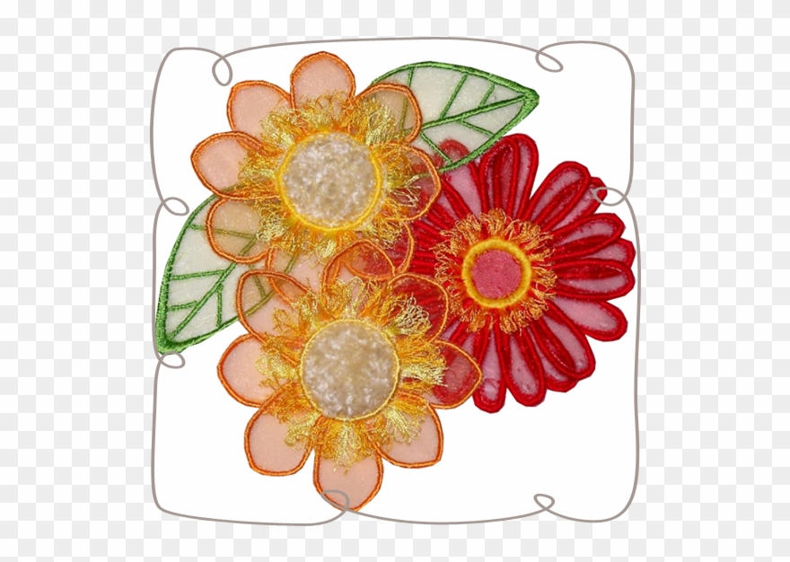3d Flowers Clipart