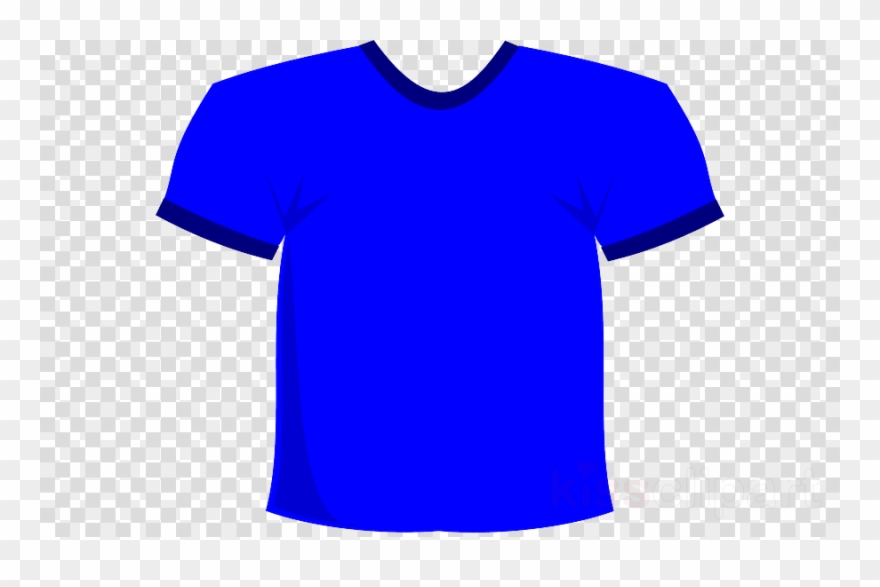 Blue Shirt Clipart T-shirt Clip Art - Clip Art - Png Download