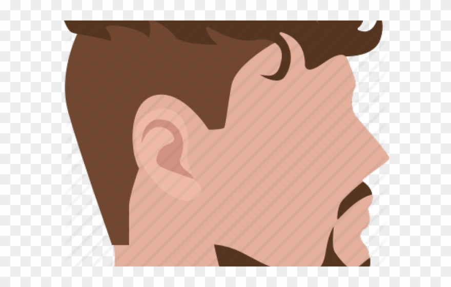 Black Hair Clipart Boys Hair Style - Hair - Png Download