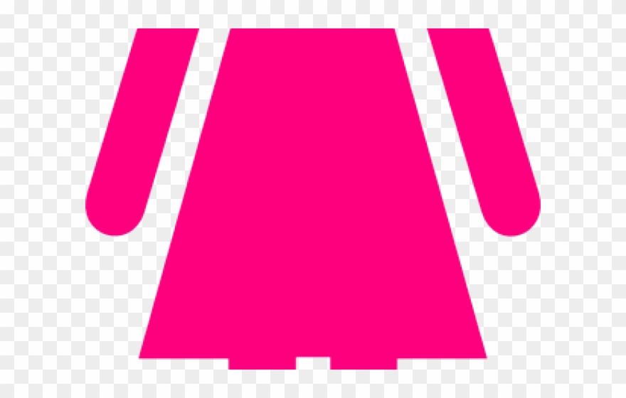 Pink Hair Clipart Female - Png Download