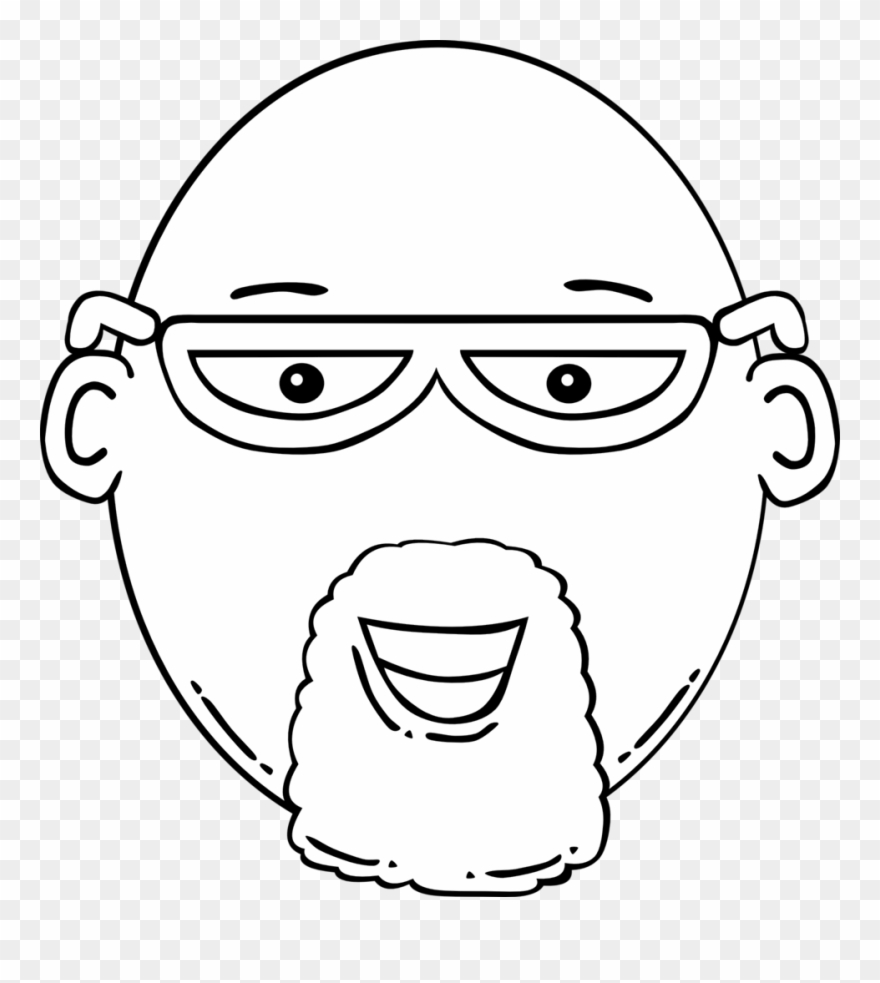 Man Face Cartoon - Man's Face Clipart