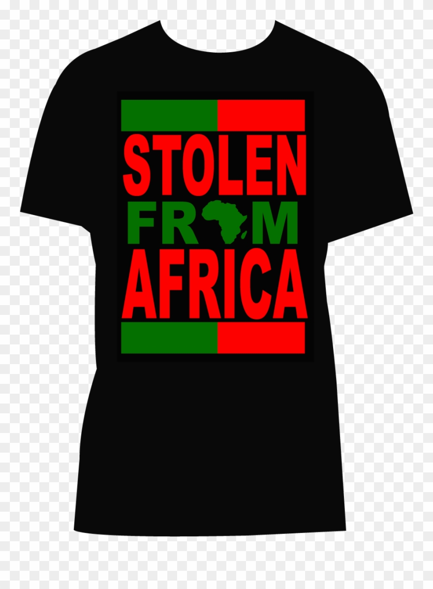 Stolen From Africa Men's And Women's T-shirts - Active Shirt Clipart