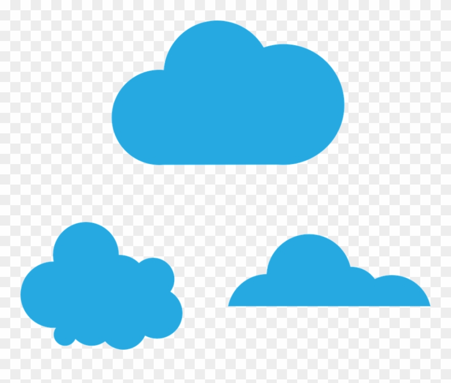 Cloud Clipart To Download Free - Clouds Color Blue - Png Download