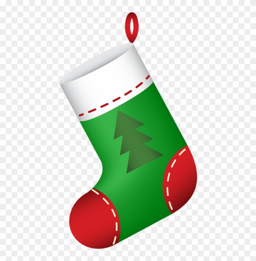 Free Png Christmas Stocking Green Png Png Images Transparent - Stocking Clipart