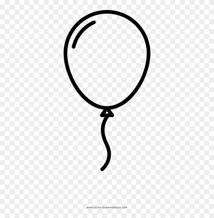 Balão Desenho Para Colorir Ultra Coloring Pages - Balloon Drawing Clipart