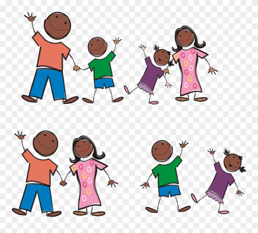 Stick Figure Family Free Clipart