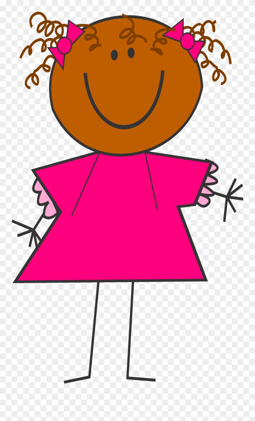 Image Free Stock Funny Girl Clipart - Funny Girl Images Cartoon - Png Download