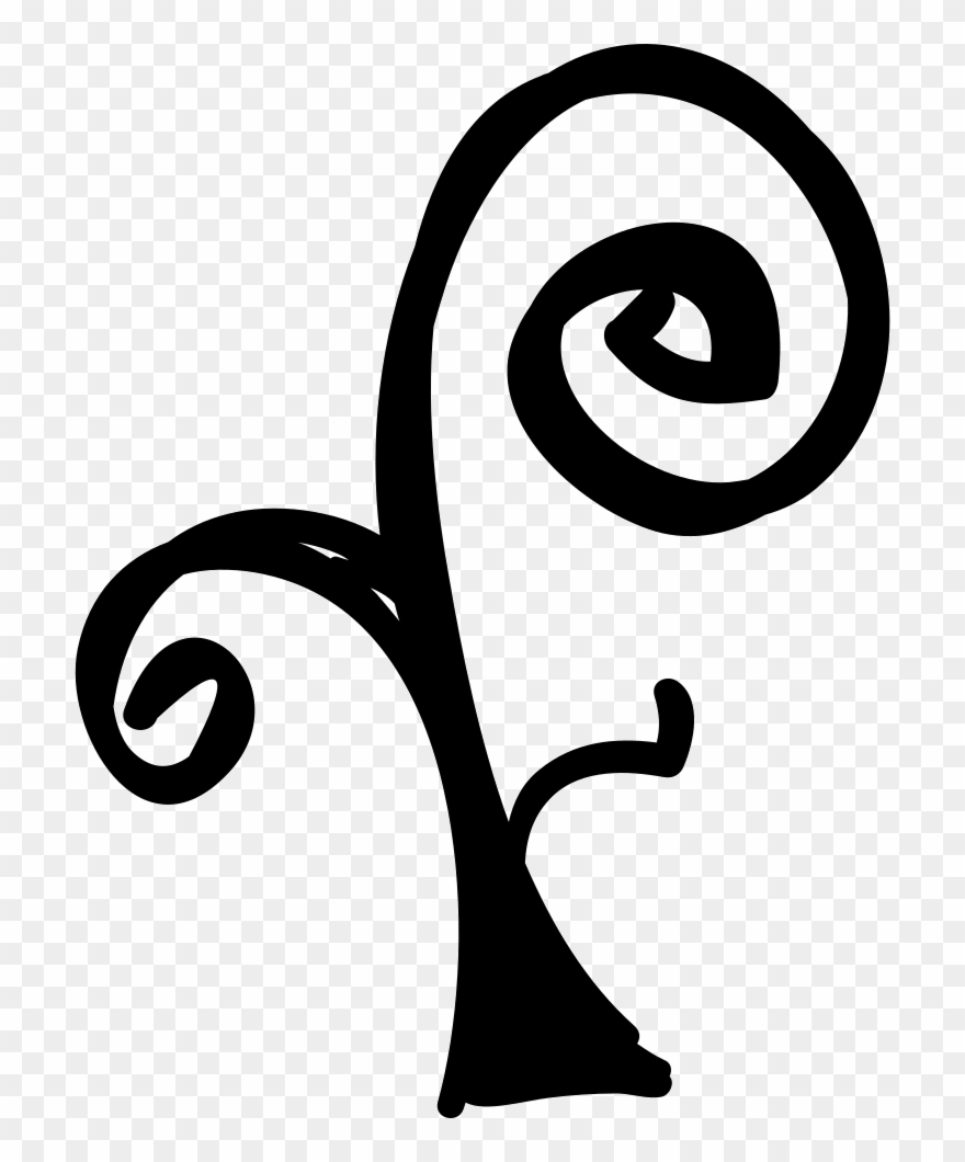 Halloween Tree Trunk With Spirals Comments - Trunk Clipart