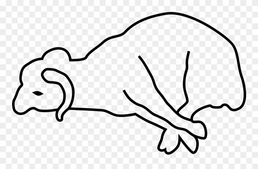 Sacrificial Lamb Black And White Clipart