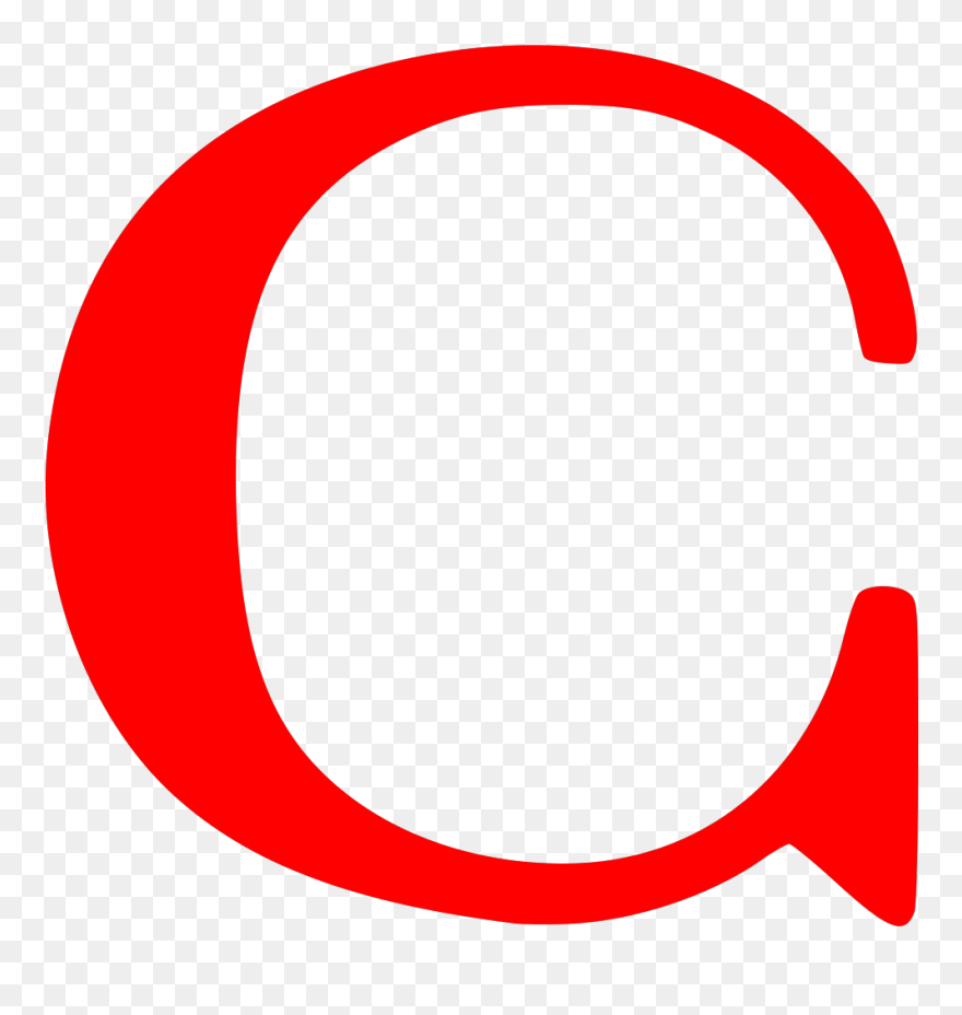 Red C Clipart - Png Download