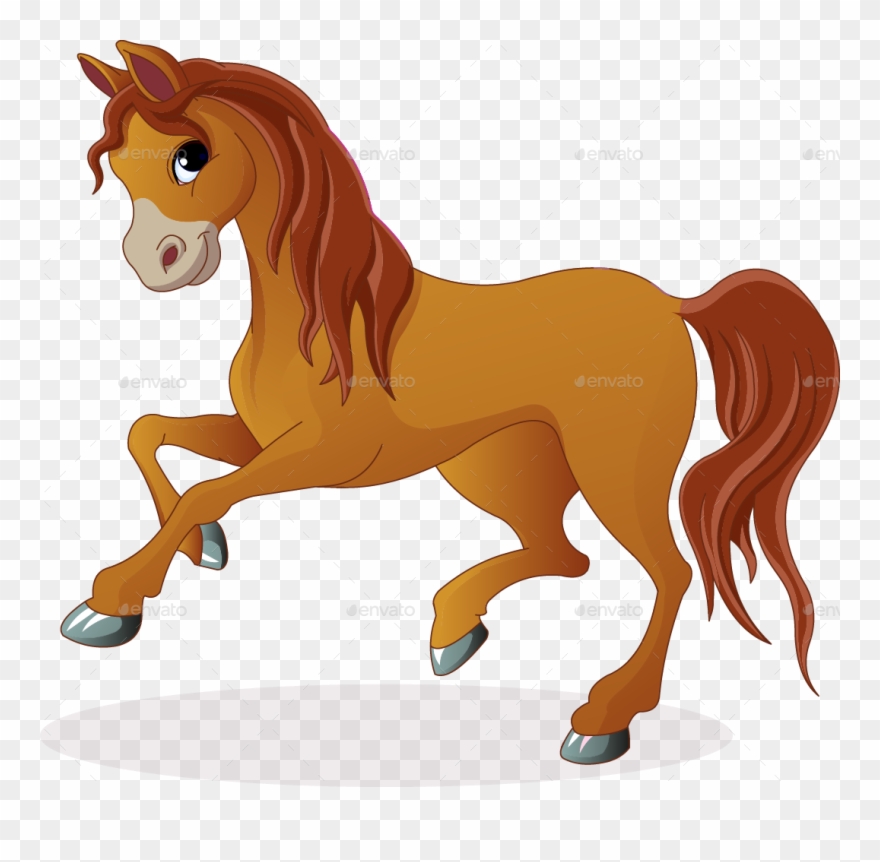 Brown Horse Pony Brown Horse Pony - Imagenes De Caballos Animados Clipart