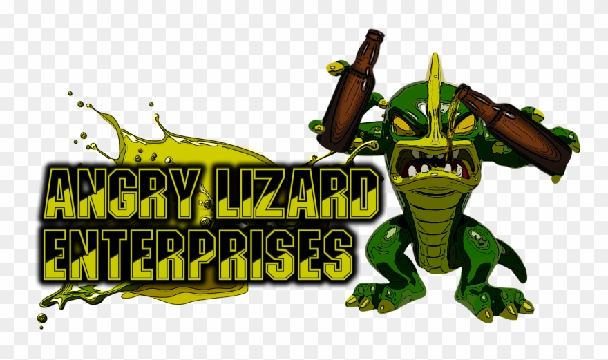 Lizard Clipart Angry - Cartoon - Png Download