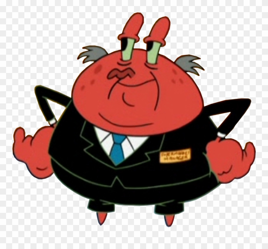 Clipart Pig Overweight - Hello Bikini Bottom Eugene Krabs - Png Download