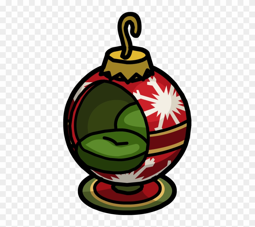 Festive Chair - Regalo Navidad Club Penguin Clipart