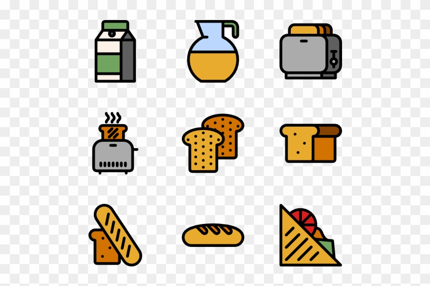 Breakfast - Furniture Icon Top View Png Clipart