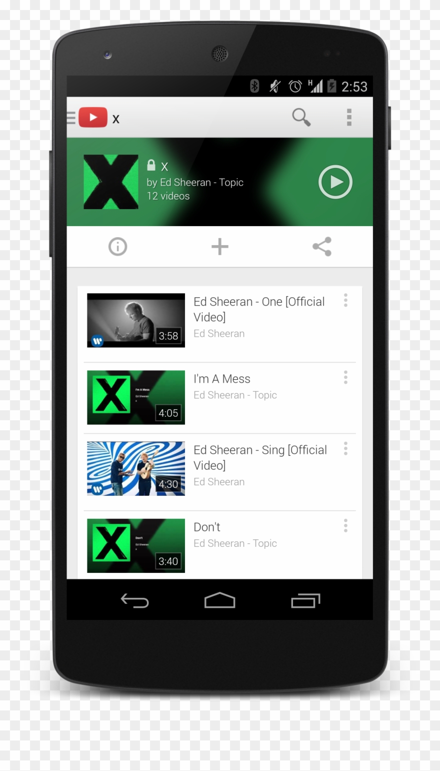 The New Version Of Youtube's App Allows Users To View - 2014 Youtube Mobile Clipart