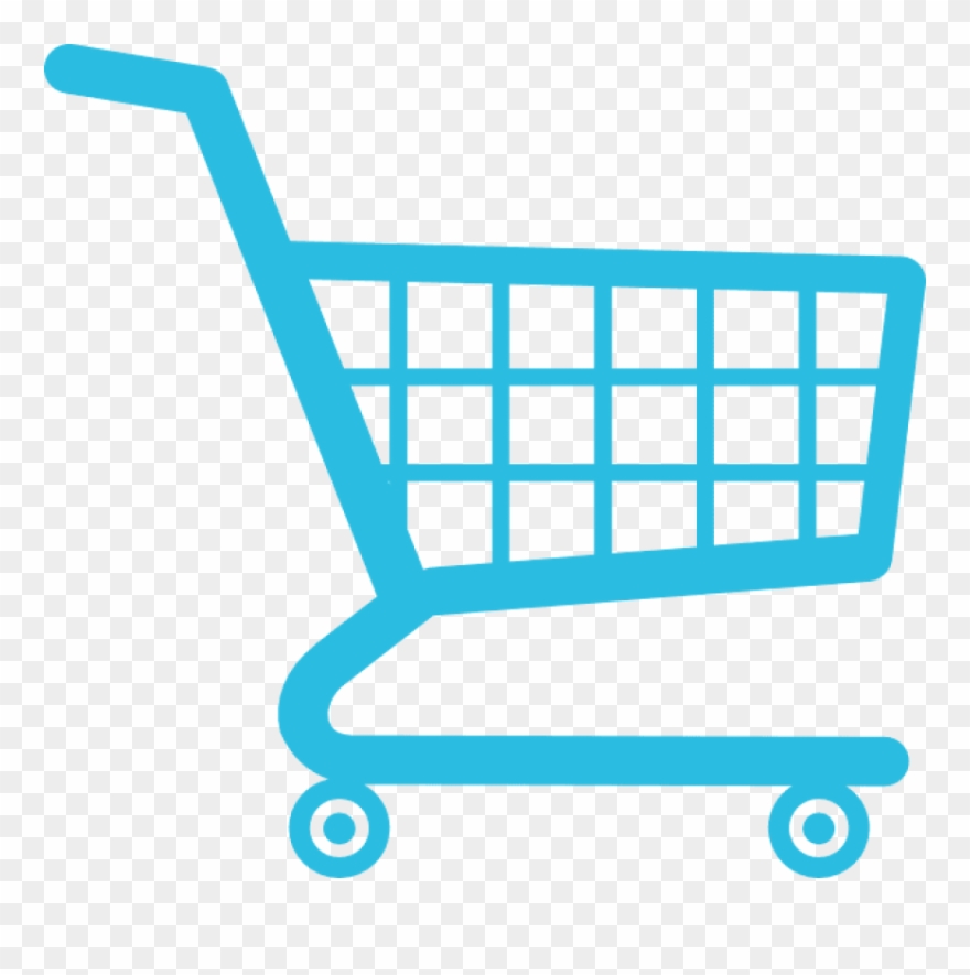 Free Png Shopping Cart Png Images Transparent - Shopping Cart Icon Blue Clipart