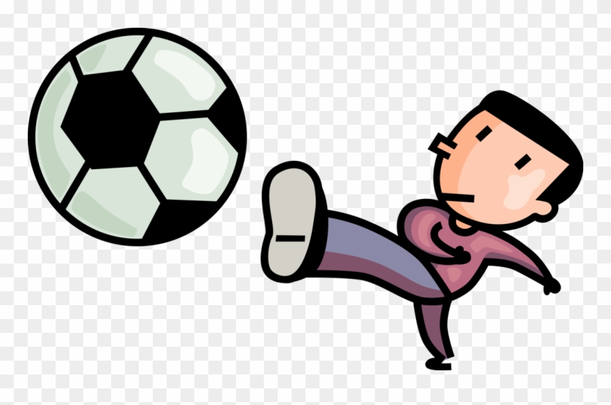 Vector Illustration Of Sport Of Soccer Football Player - Clip Art - Png Download