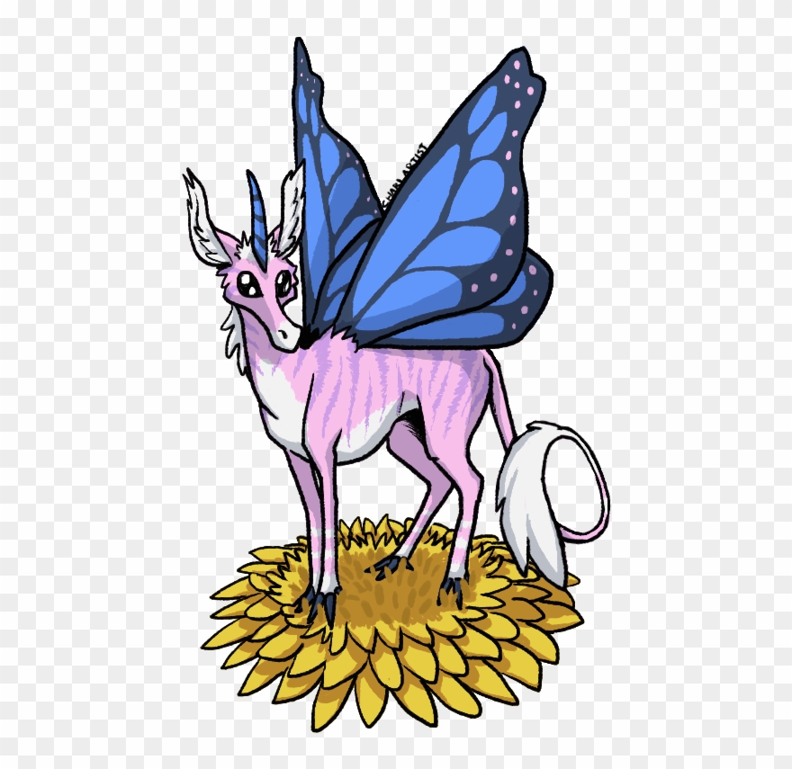 #art #creature #creaturedesign #fantasy #pixie #unicorn - Artist Clipart